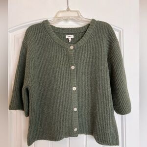 Aerie Unreal Short Sleeve Cardigan Small